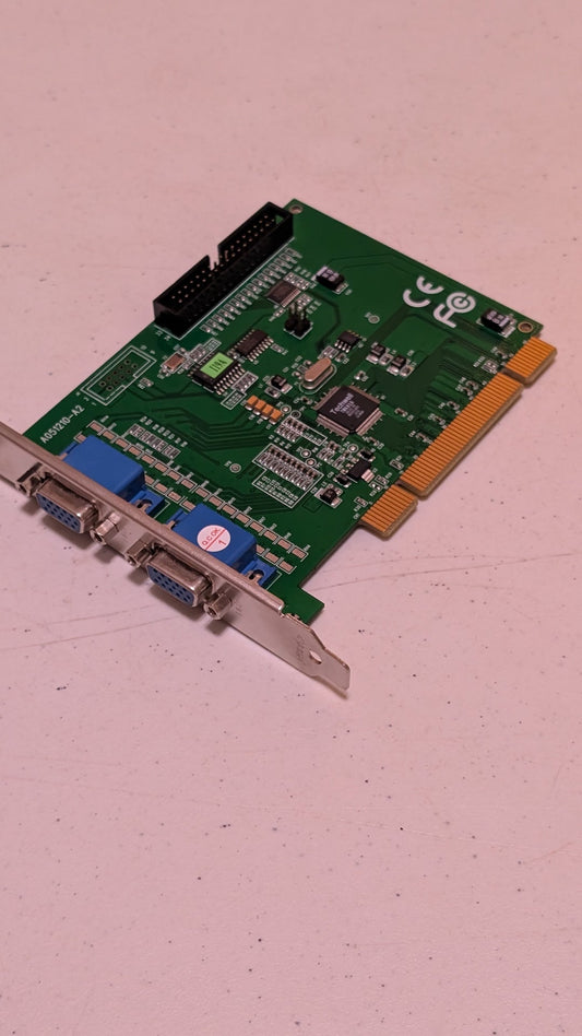 AOS1260-A2 from Unknown - 2000s Computer Components (PCB, Metal Multi-monitor / I/O Card, Industrial, Utilitarian, Green, Blue, Silver)