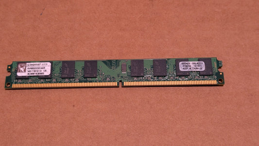 KVR 2GB DDR2 (KVR800D2N6/2G) from Kingston - 2000s Computer Components (PCB, Silicon RAM, Utilitarian, Green, Black, Silver)
