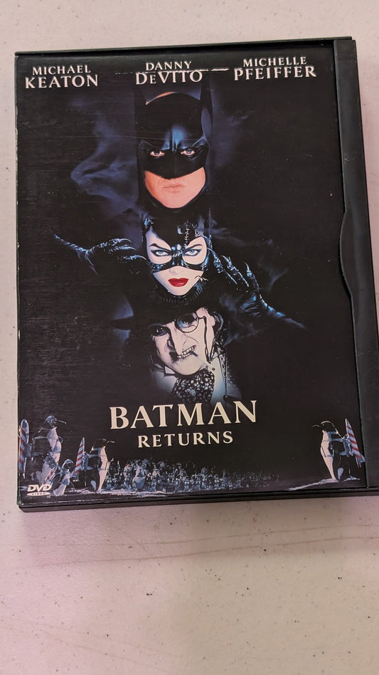 Batman Returns DVD 1992 - Michael Keaton and Danny Devito