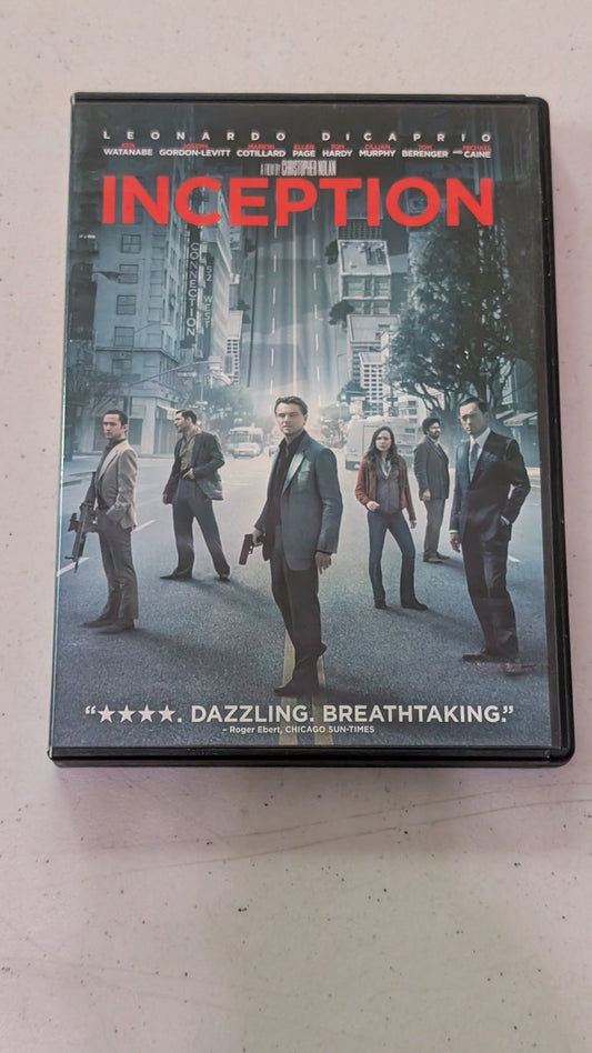 Inception - DVD -  Leonardo DiCaprio Tom Hardy Michael Caine