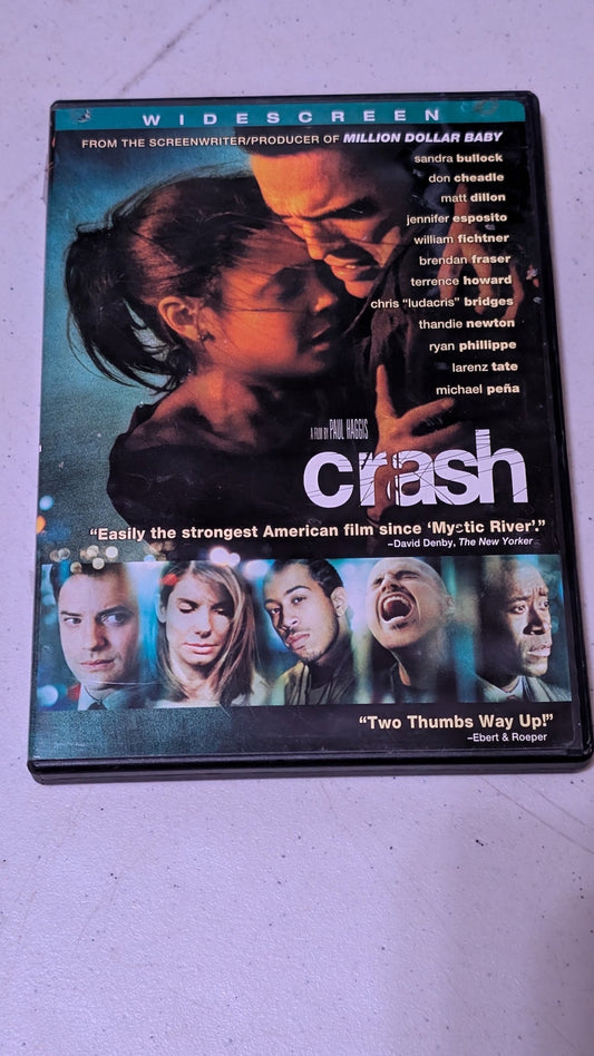 Crash (DVD) Widescreen Sandra Bullock Don Cheadle Matt Dillon Jennifer Esposito
