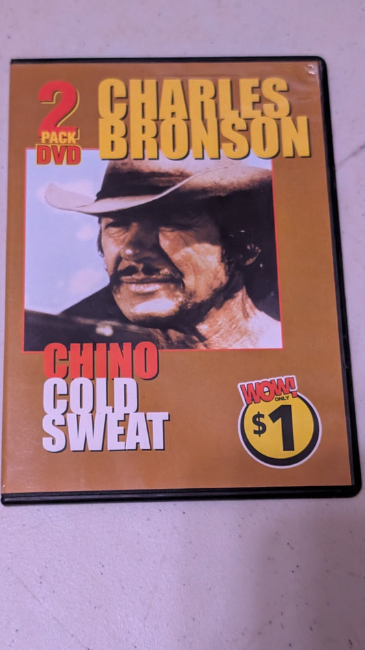Chino and Cold Sweat Charles Bronson 2 movie pack DVD New Sealed