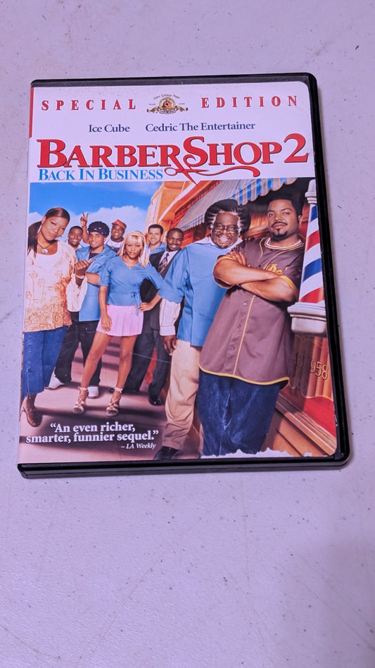 Barber Shop 2 Back in Business Ice Cube Cedric the Entertainer DVD
