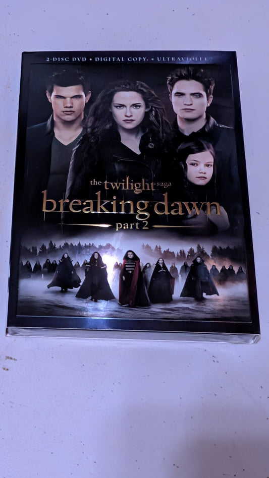 Twilight: Breaking Dawn Part 2 [2 disc DVD 2014] Kristen Stewart, Robert Pattinson