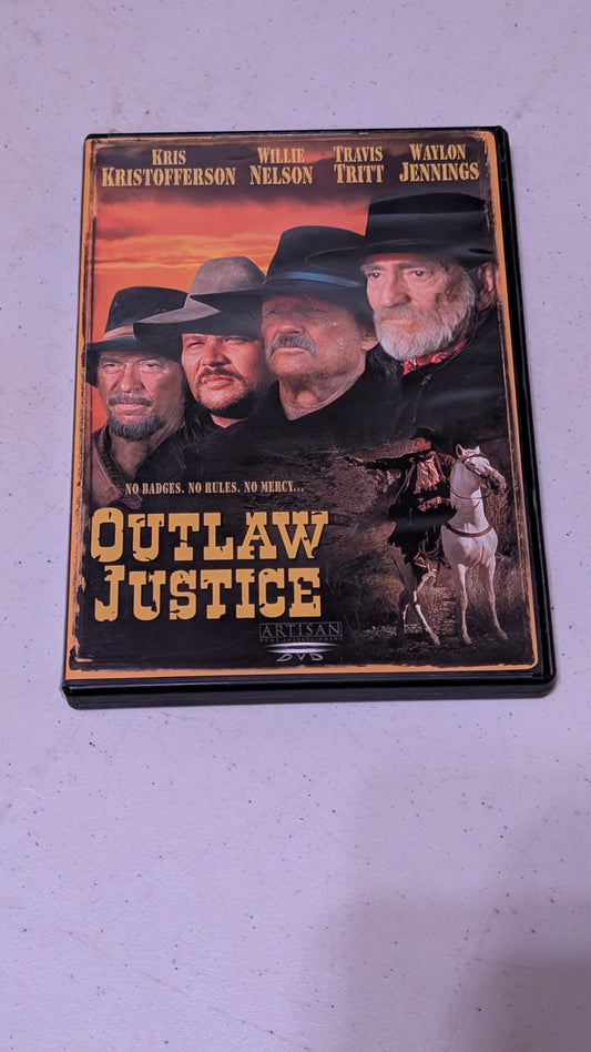 OUTLAW JUSTICE Kristofferson Willie Nelson Waylon Jennings Travis Tritt DVD