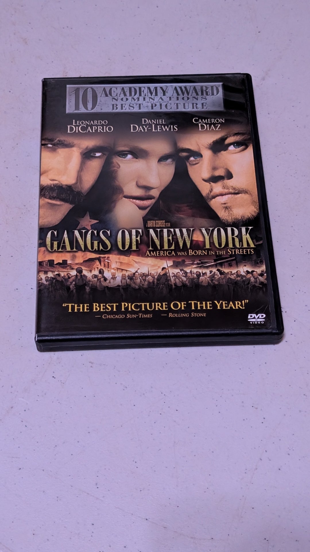 Gangs of New York (DVD, 2003) Leonardo Dicaprio Cameron Diaz