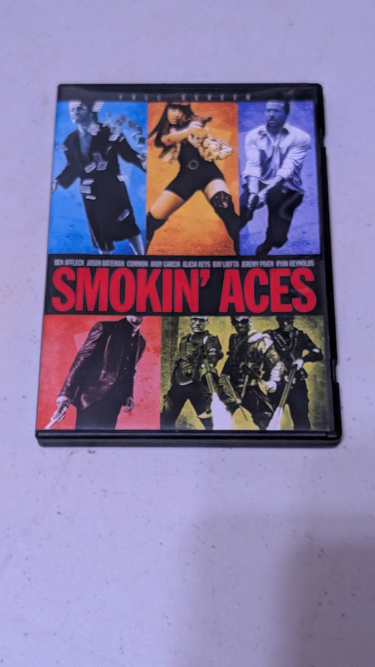 Smokin' Aces DVD 2007 Ben Affleck Jason Bateman COmmon Andy Garcia Ryan Reynolds