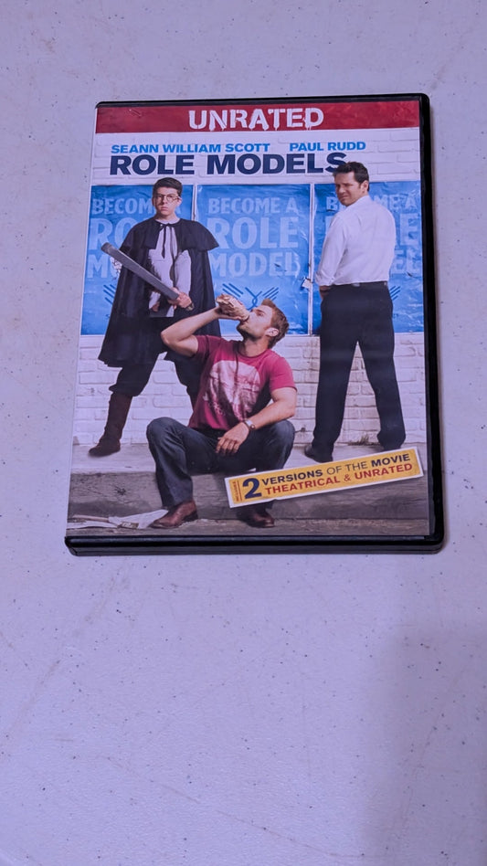 Role Models Unrated 2009  DVD Comedy Paul Rudd Seann William Scott