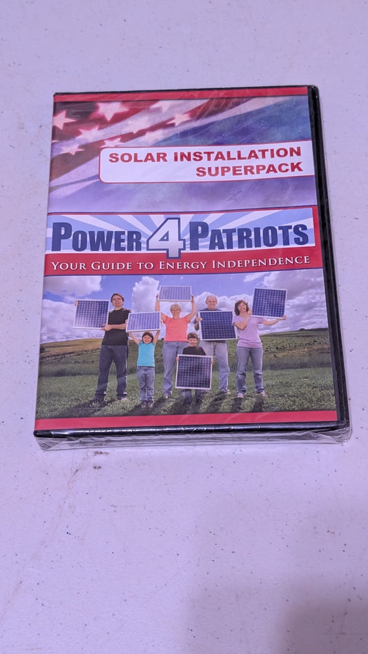 Power 4 Patriots DVD Video Solar Installation Superpack