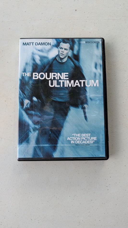 THE BOURNE ULTIMATUM - DVD - Matt Damon, Julia Stiles