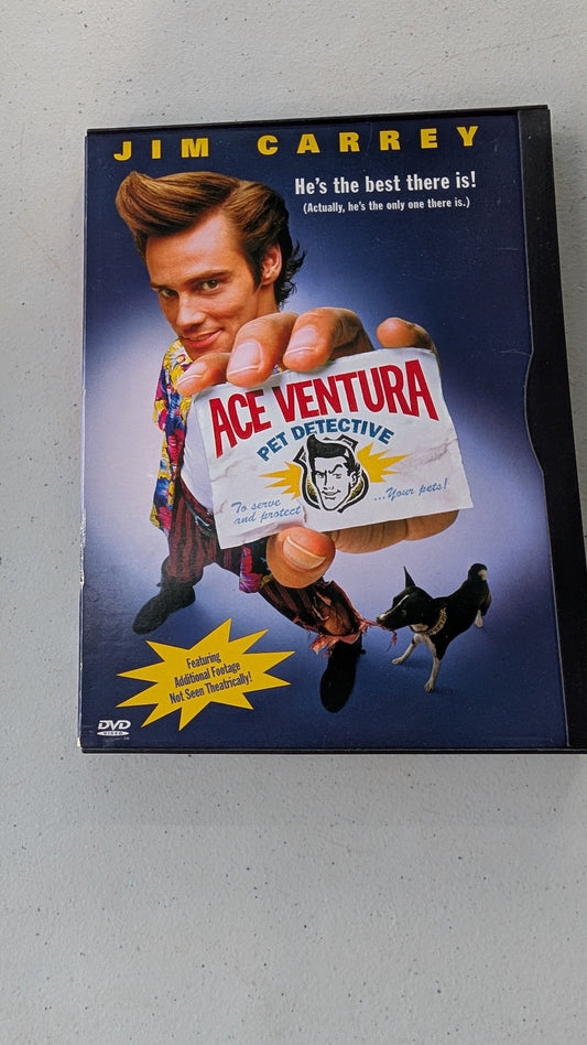 Ace Ventura: Pet Detective (DVD, 1997) Jim Carrey, Sean Young, Comedy