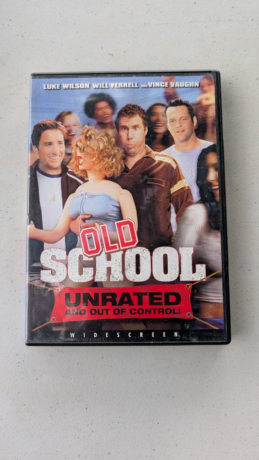 Old School: Unrated & Out Of Control DVD 2000 Will Ferrell Vince Vaughn