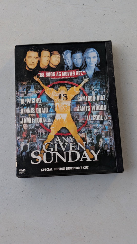 Any Given Sunday (DVD) Jamie Foxx, Al Pacino, Cameron Diaz, Oliver Stone