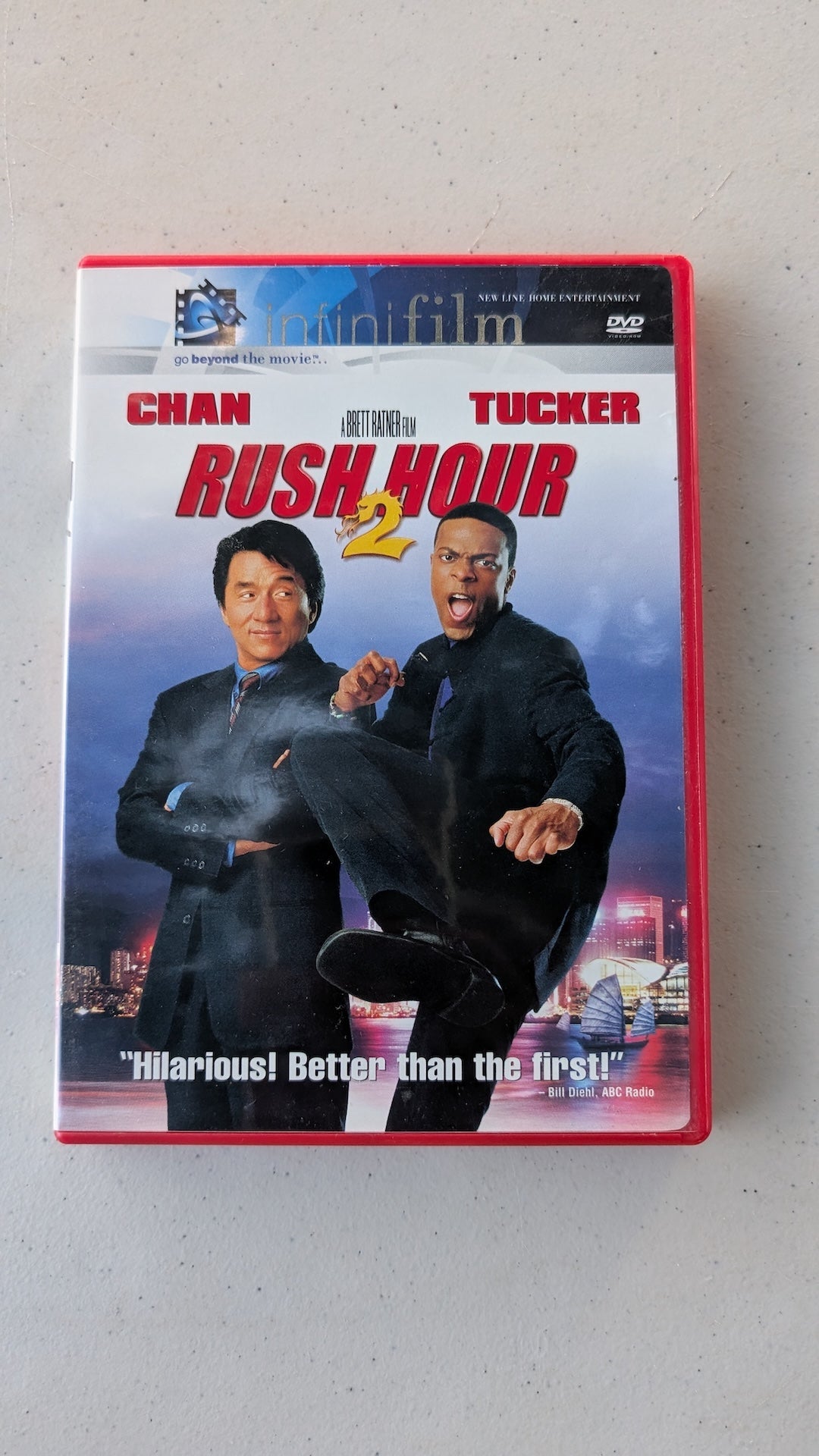 Rush Hour 2 DVD Jackie Chan Chris Tucker 2001 Comedy Action Movie
