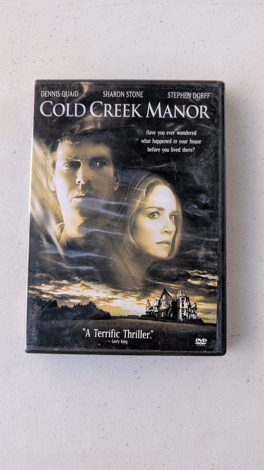 Cold Creek Manor (DVD, 2003) Dennis Quaid Sharon Stone Stephen Dorff