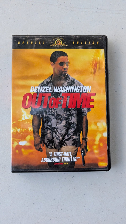 Out Of Time DVD Video Movie Denzel Washington Special Edition