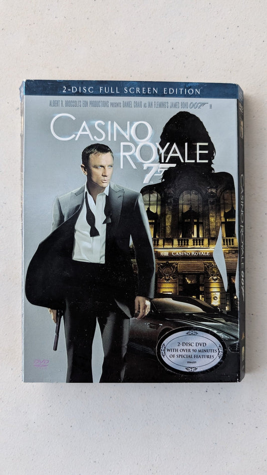 Casino Royale DVD (2006) - Daniel Craig, James Bond, Action Spy Thriller