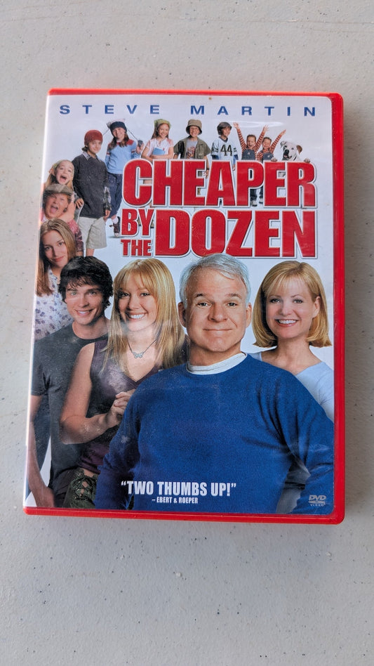 Cheaper by the Dozen (DVD, Steve Martin Ashton Kutcher Hilary Duff Dax Shepard)