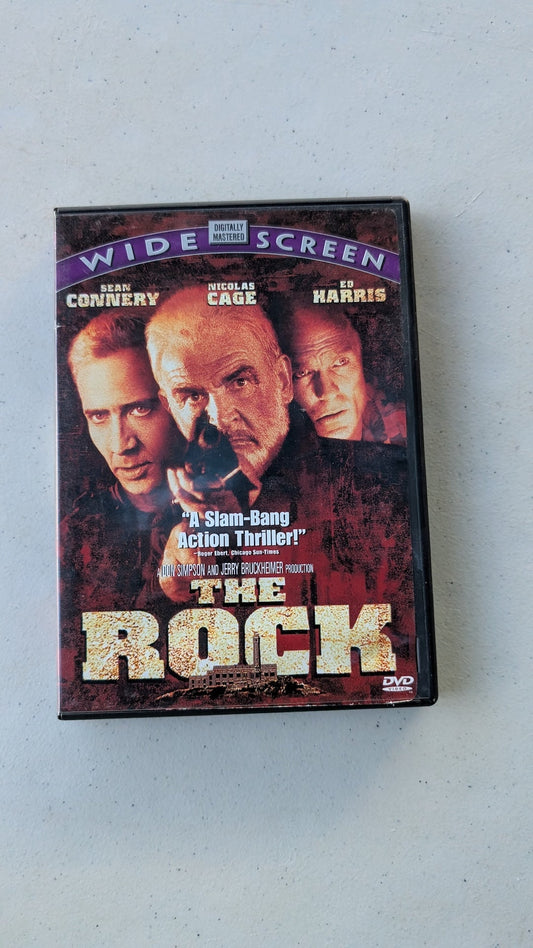 The Rock DVD - Sean Connery Nicolas Cage