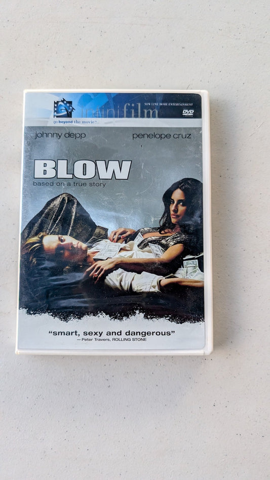 Blow (DVD, 2001) Infinifilm Johnny Depp Penelope Cruz George Jung