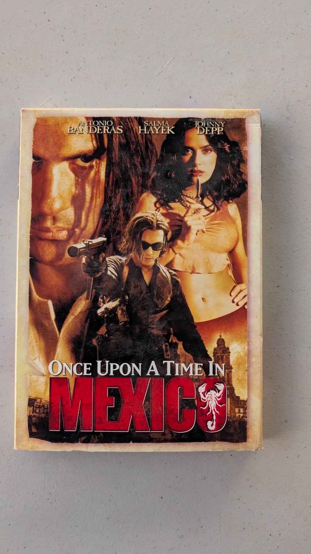 Once Upon a Time in Mexico (DVD), Antonio Banderas, Salma Hayek, Johnny Depp