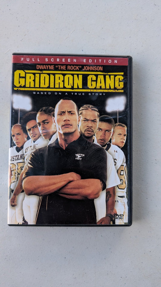 Gridiron Gang (DVD, 2007, Full Frame), Dwayne Johnson, Xzibit