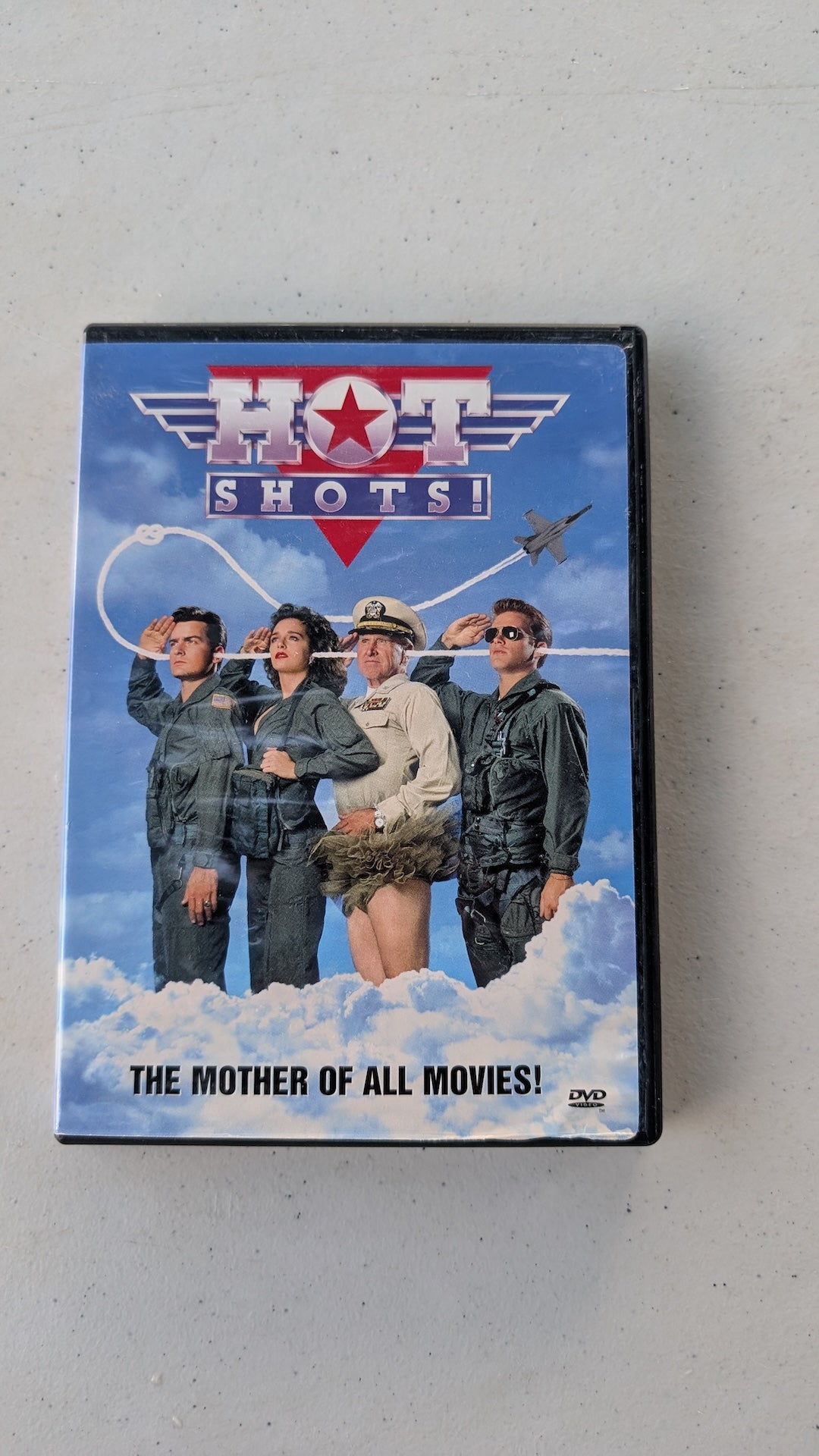 Hot Shots DVD 2002 Jim Abrahams Charlie Sheen Kevin Dunn Lloyd Bridges Jon Cryer