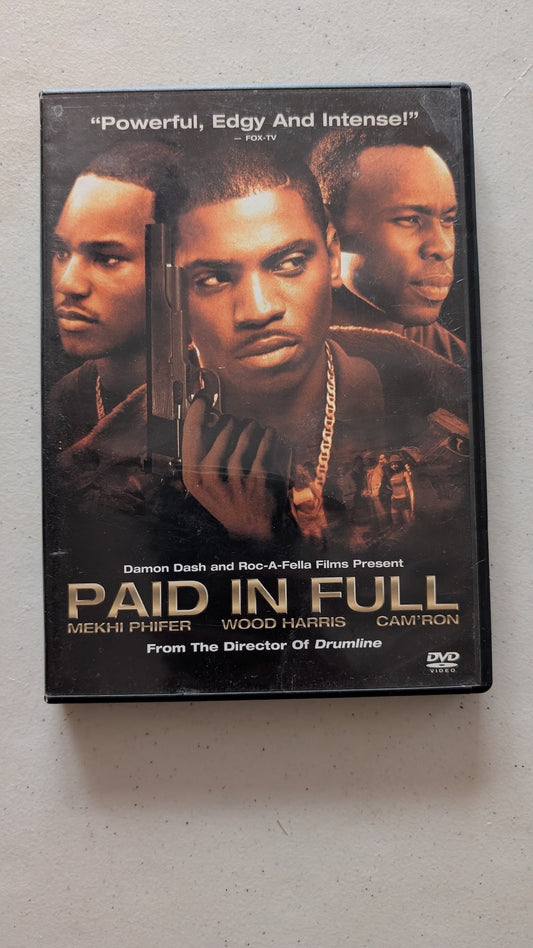 Paid in Full (DVD, 2002, R) Mekhi Phifer, Wood Harris, Cam'ron