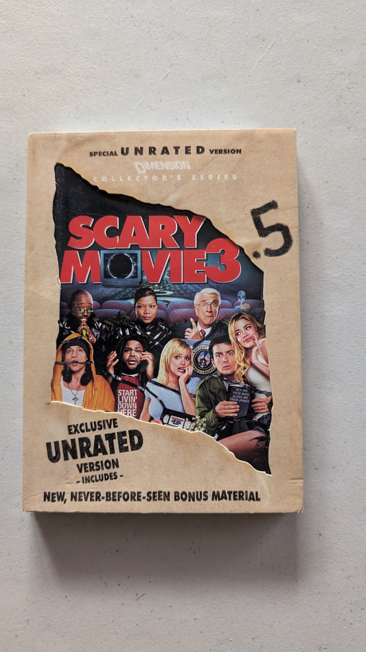 Scary Movie 3.5 (DVD, 2003, Unrated) Anna Faris, Charlie Sheen, Pamela Anderson, Jenny McCarthy