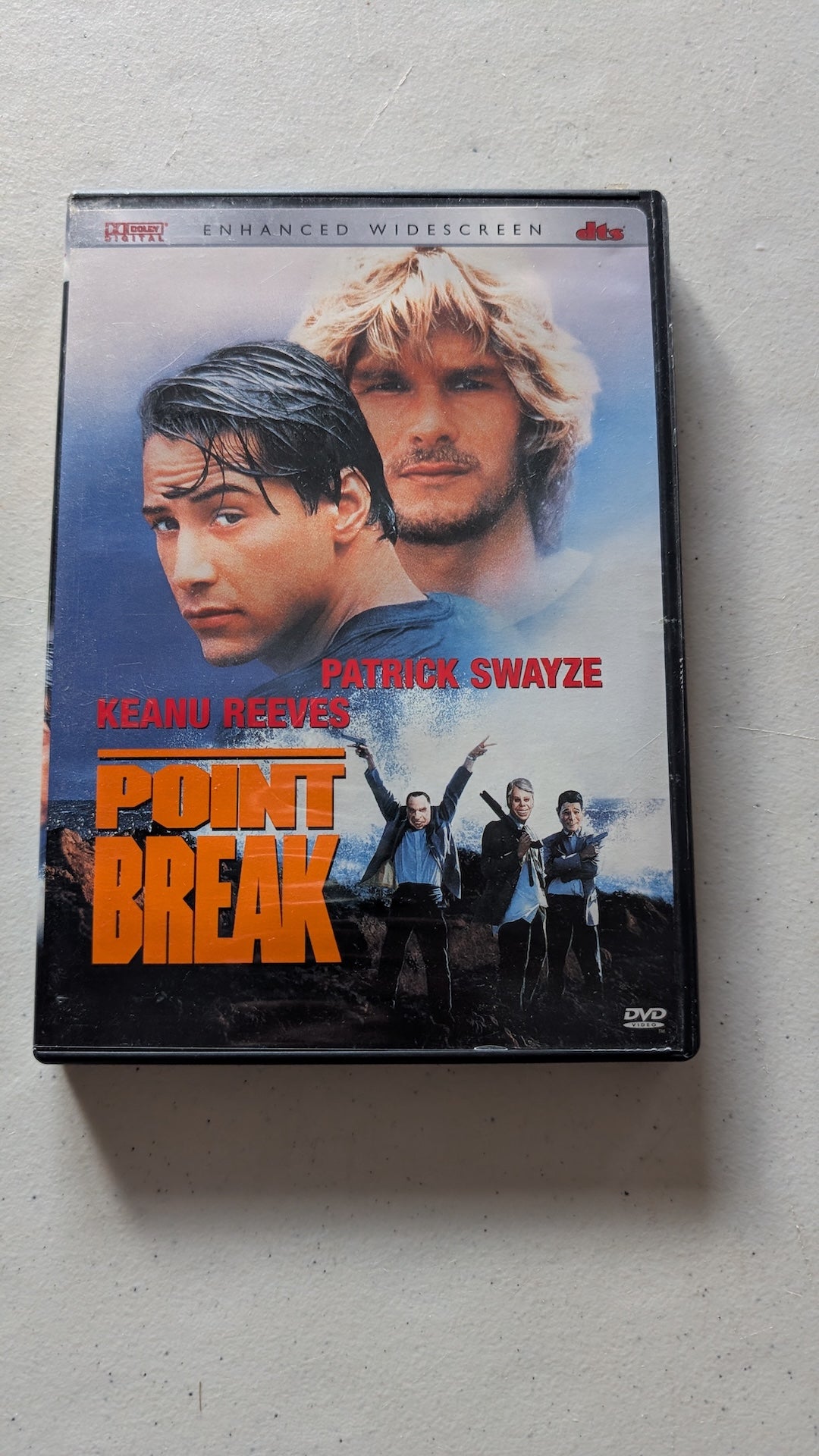Point Break (DVD, 1991, R) Keanu Reeves, Patrick Swayze