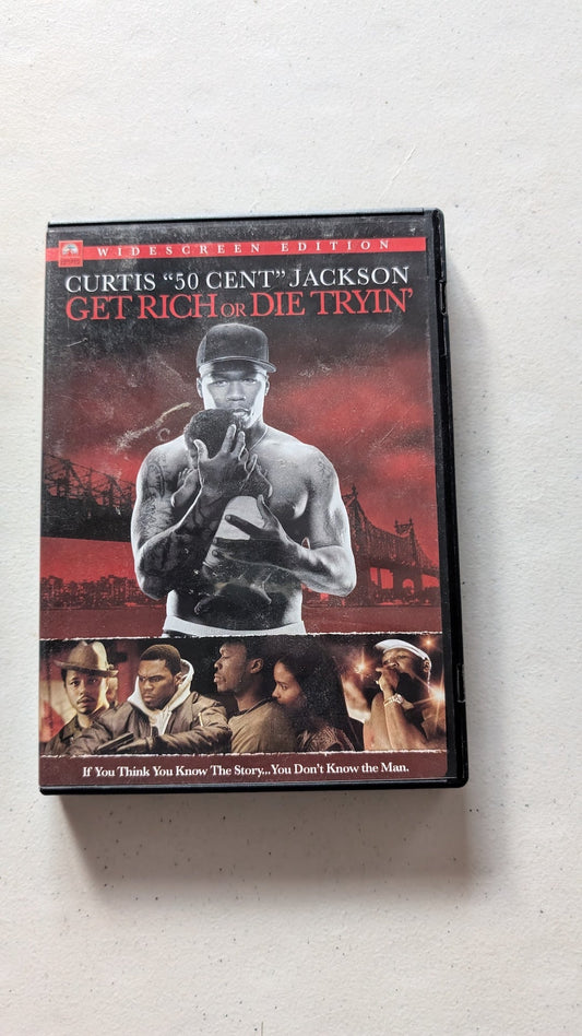 Get Rich or Die Tryin' (DVD, 2005, R) Curtis "50 Cent" Jackson