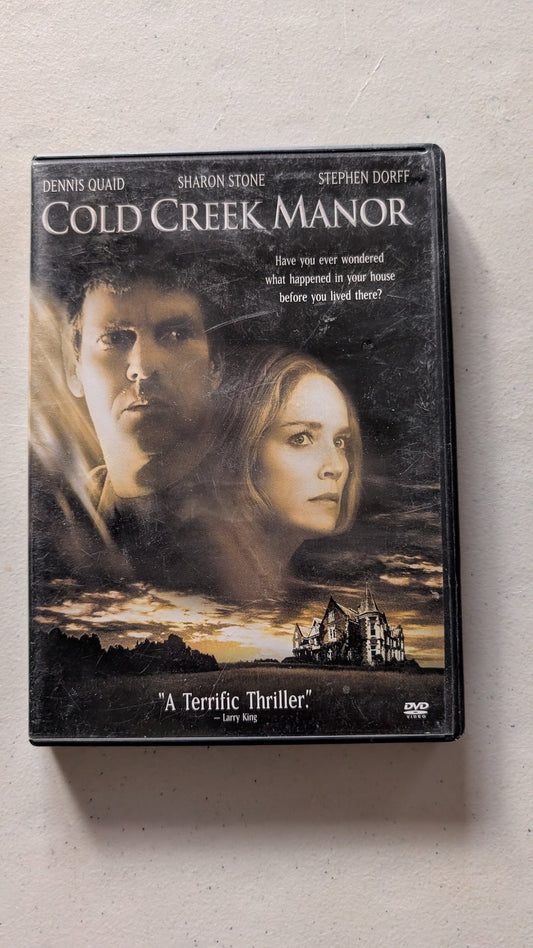 Cold Creek Manor (DVD, 2003, R) Dennis Quaid, Sharon Stone, Stephen Dorff