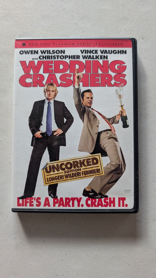 Wedding Crashers (DVD, 2005, Uncorked Edition) Owen Wilson, Vince Vaughn, Christopher Walken