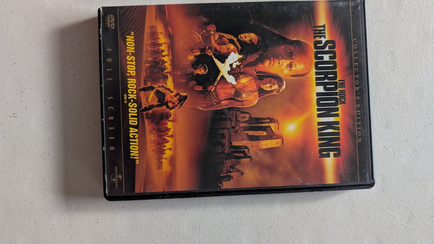 The Scorpion King (DVD, 2002, PG-13) The Rock