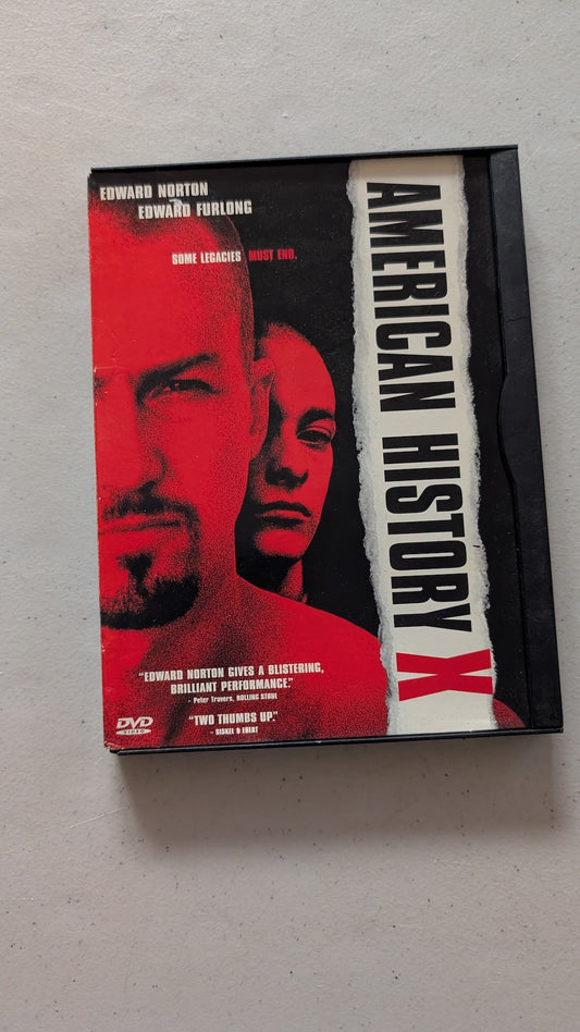 American History X (DVD, 1998, R) Edward Norton, Edward Furlong