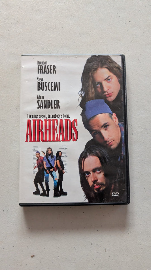 Airheads (DVD, 1994, PG-13) Brendan Fraser, Steve Buscemi, Adam Sandler
