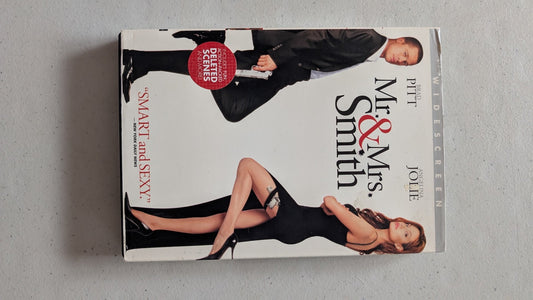 Mr. & Mrs. Smith (DVD, 2005, Unrated) Brad Pitt, Angelina Jolie