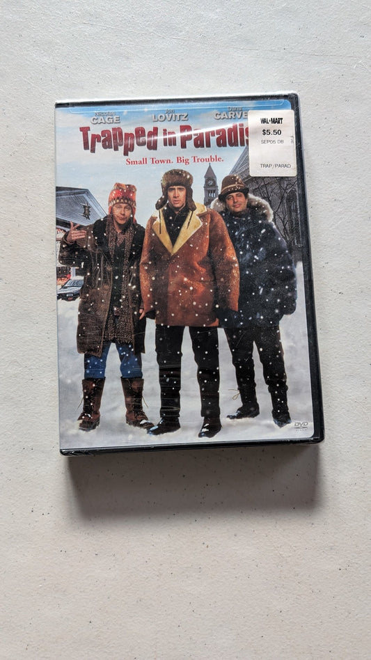 Trapped in Paradise (DVD, 1994, PG-13) Nicolas Cage, Jon Lovitz, Dana Carvey
