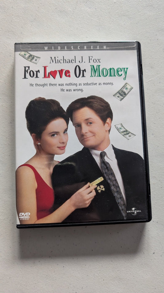 For Love or Money (DVD, 1993, PG) Michael J. Fox