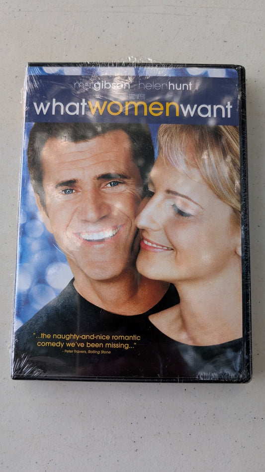 What Women Want (DVD, 2000, PG-13) Mel Gibson, Helen Hunt, Marisa Tomei