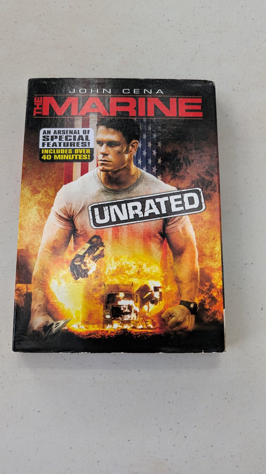 The Marine (DVD, 2006, Unrated) John Cena, Robert Patrick, Kelly Carlson