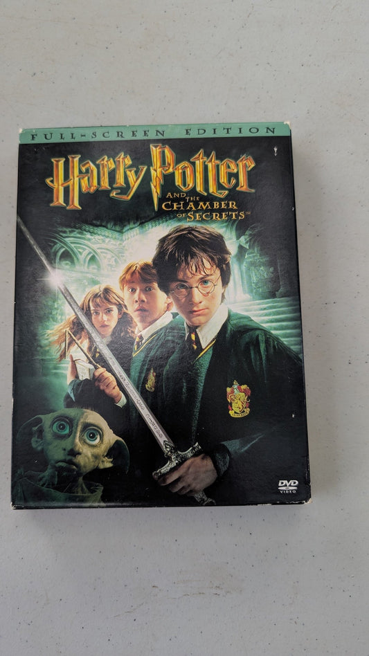 Harry Potter and the Chamber of Secrets (DVD, 2002, PG) Daniel Radcliffe, Rupert Grint, Emma Watson