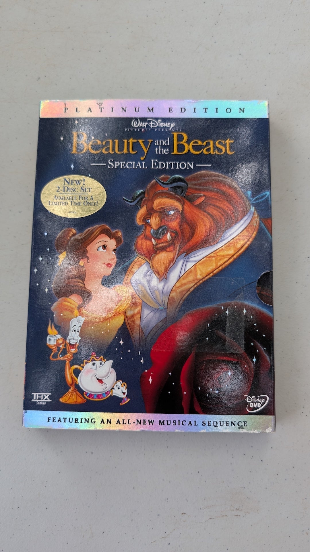 Beauty and the Beast (DVD, 1991, G) Paige O'Hara, Robby Benson, Angela Lansbury