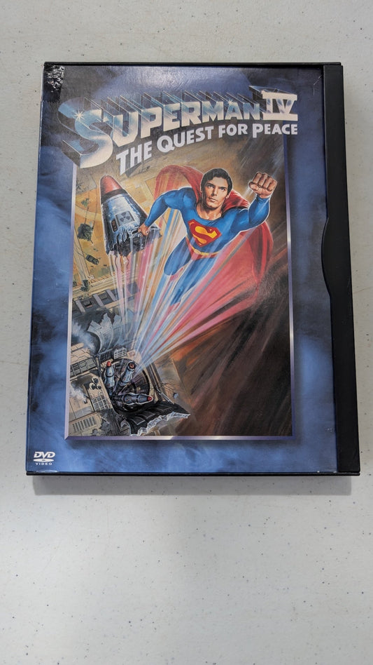 Superman IV: The Quest for Peace (DVD, 1987, PG) Christopher Reeve, Gene Hackman, Margot Kidder