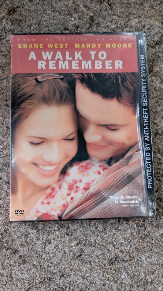 A Walk to Remember (DVD, 2002, PG) Shane West, Mandy Moore, Peter Coyote