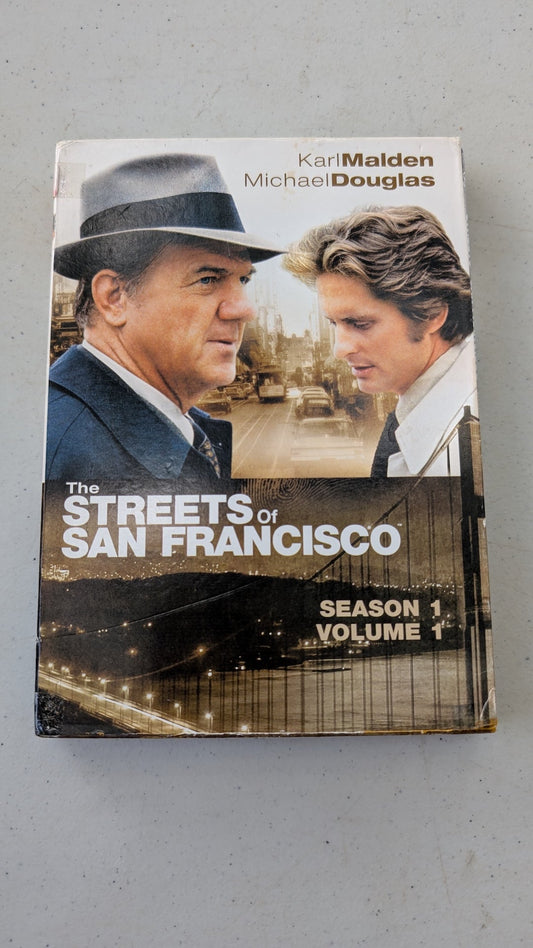 The Streets of San Francisco: Season 1, Volume 1 (DVD, 1972, Not Rated) Karl Malden, Michael Douglas