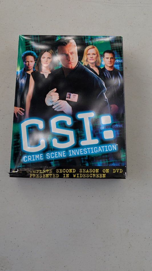 CSI: Crime Scene Investigation: The Complete Second Season (DVD, 2001-2002, TV-14) William Petersen, Marg Helgenberger