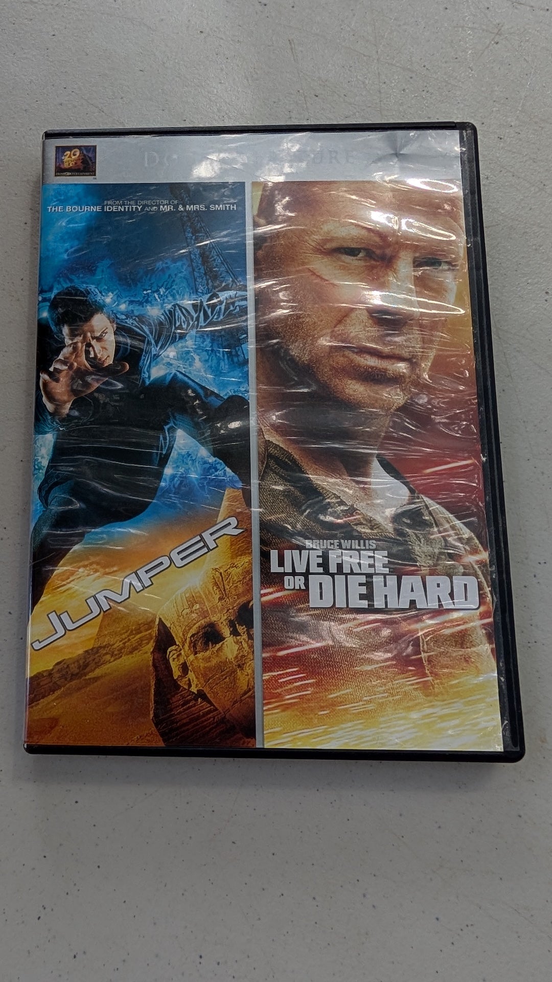 Jumper / Live Free or Die Hard (DVD (Double Feature), 2008 / 2007, PG-13) Hayden Christensen, Samuel L. Jackson / Bruce Willis, Justin Long