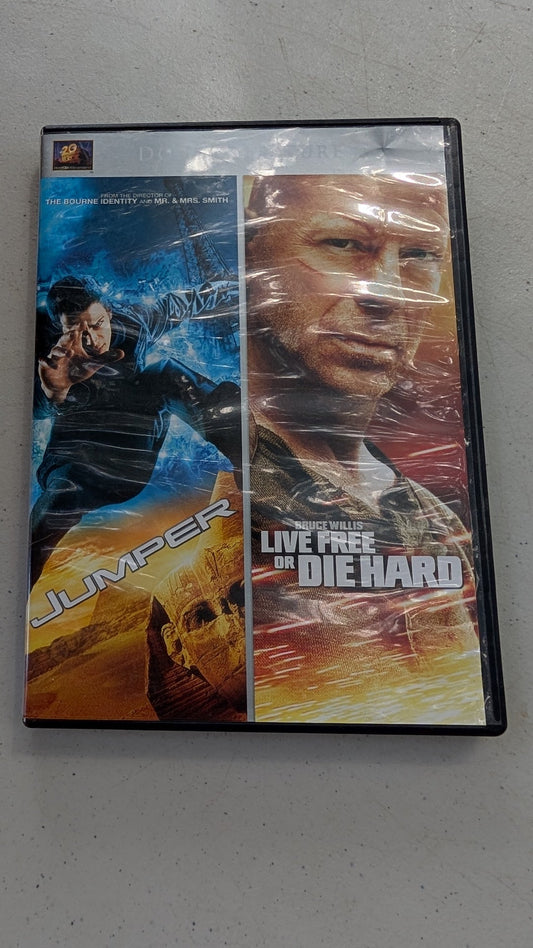 Jumper / Live Free or Die Hard (DVD (Double Feature), 2008 / 2007, PG-13) Hayden Christensen, Samuel L. Jackson / Bruce Willis, Justin Long
