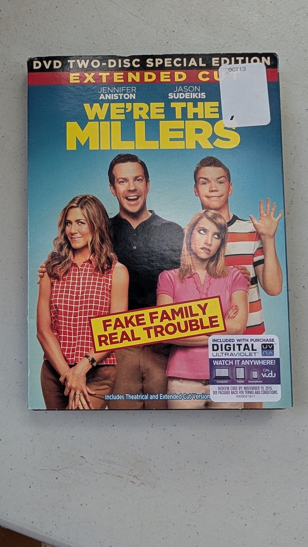 We're the Millers (DVD (Two-Disc Special Edition), 2013, R) Jennifer Aniston, Jason Sudeikis, Emma Roberts